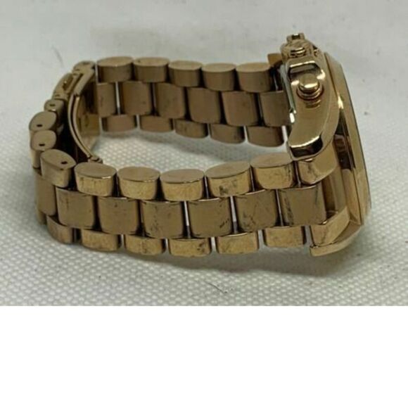 Michael Kors MK5799 Women's Watch Chronograph Rose Gold Analog 36mm Quartz B788 - Picture 8 of 9